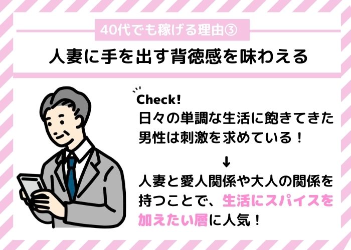 背徳感を味わいたい人からも好評