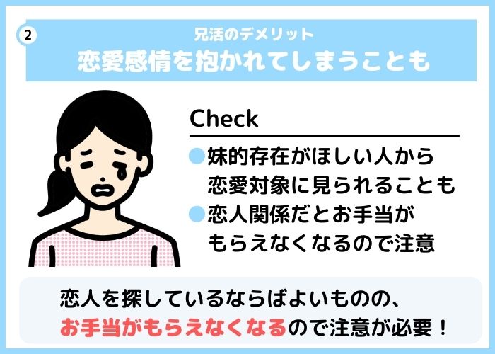 兄活のデメリット