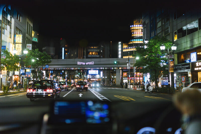 六本木の道路