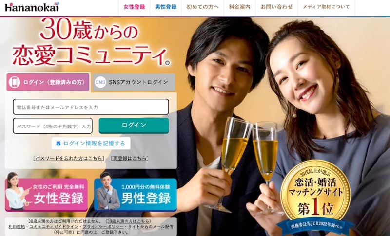 華の会メールのサービス画像